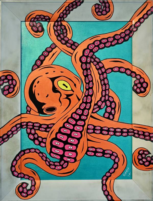 - Acrylic on Canvas, Painting by Nigel Kirkham, measuring 68 x 48 cm (H x W) framed at 86 x 66 cm £1295